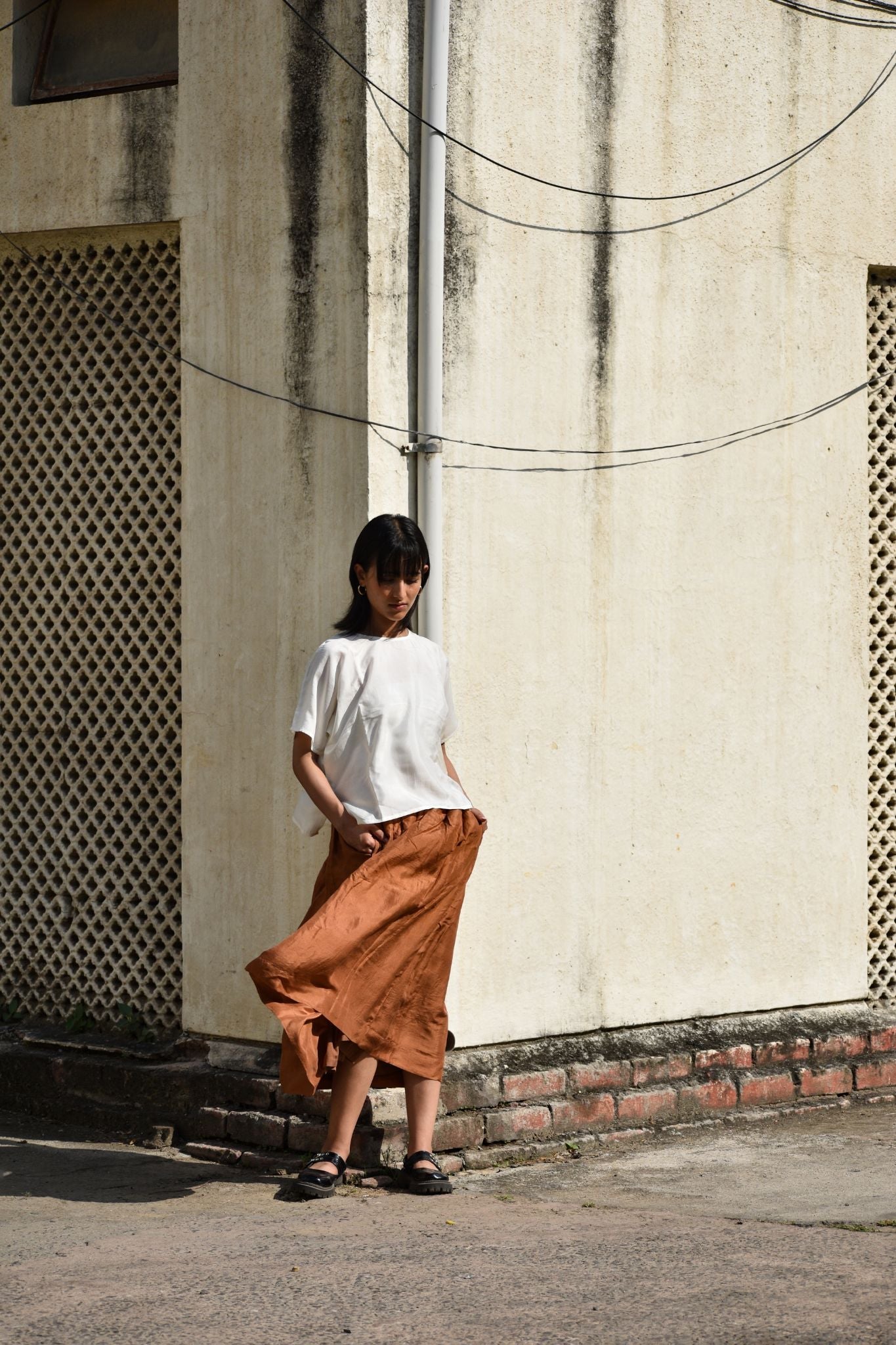 Kimono Sleeve Top-Kora Silk - CiceroniTopswith N.