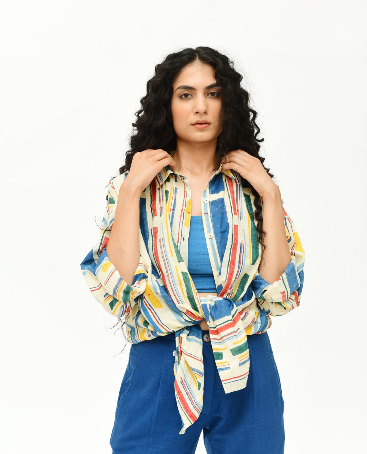 Knotted Shirt Style - CiceroniShirtsRias Jaipur