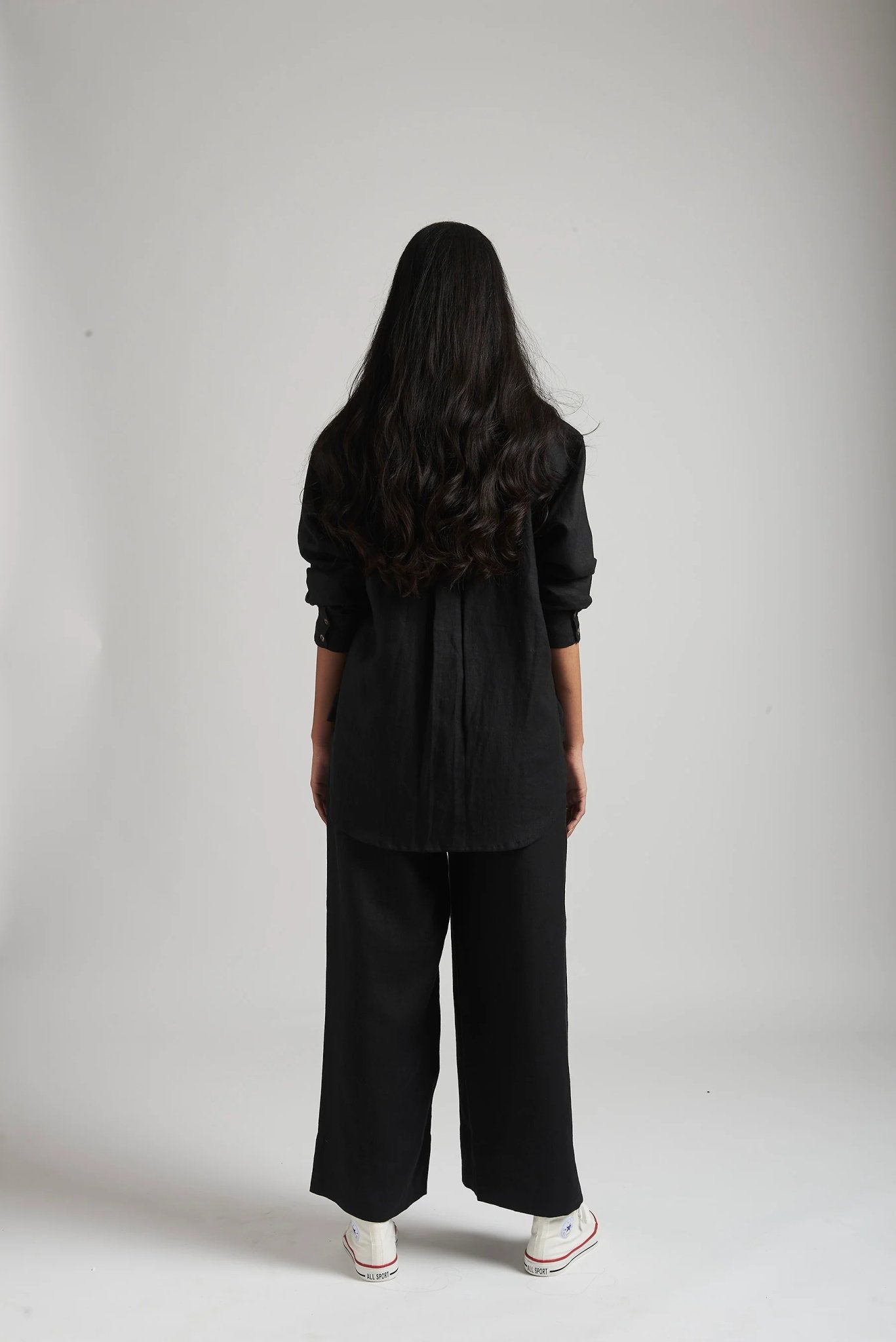 Kohl Linen Oversized Pocket Shirt Set - CiceroniCo-ord SetSaphed