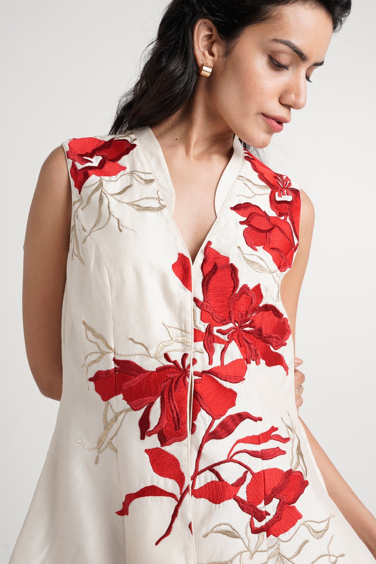 Kubra - Princess-fit Peplum Top + Divided Skirt - CiceroniCo-ord SetMadder Much