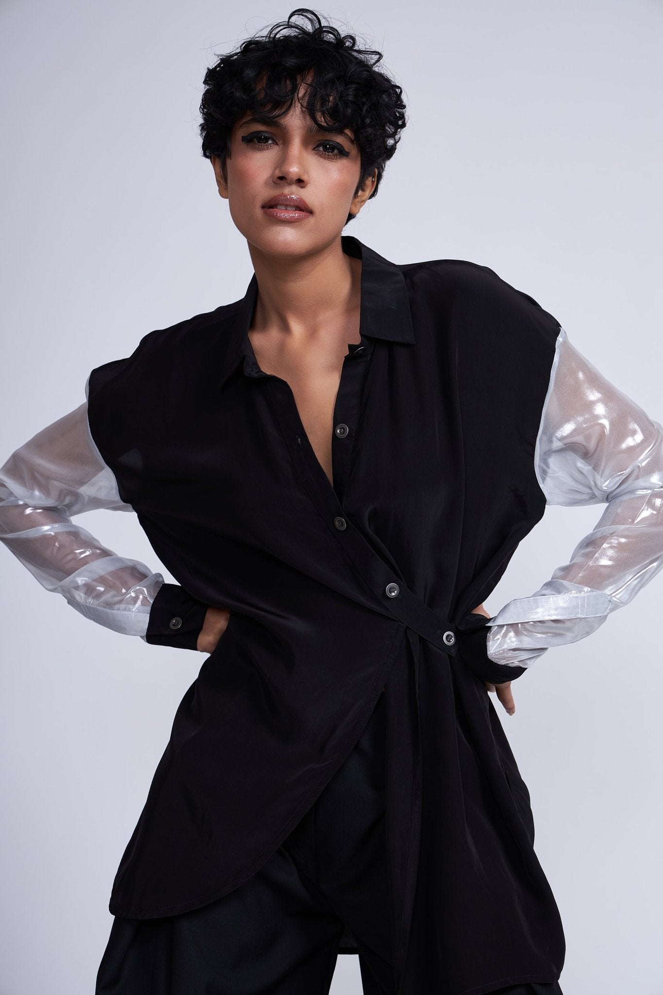 Kuro AsymmetrIcal Shirt - CiceroniShirtAdvait