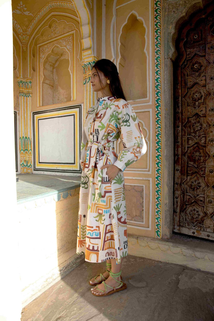 Late August Dress in Casablanca - CiceroniDressesHappi Space