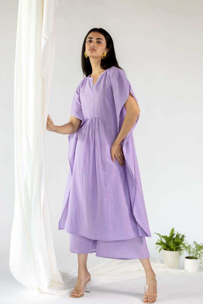 Lavender Kaftan Set - CiceroniMaidaan