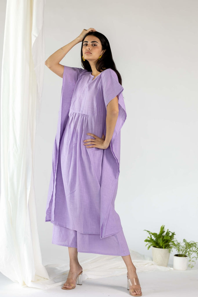 Lavender Kaftan Set - CiceroniMaidaan