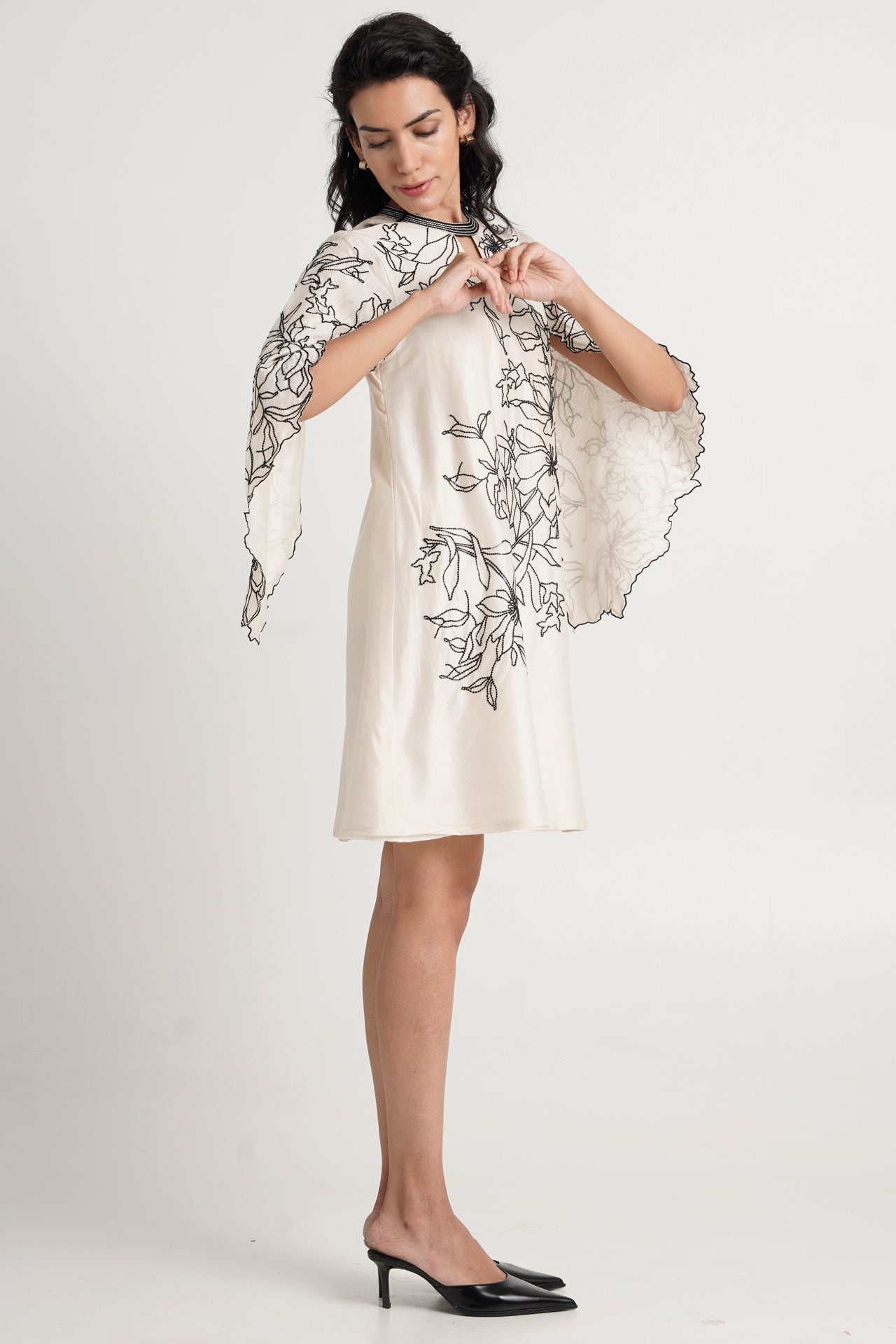 Leo - Monochrome Shift Dress - CiceroniDressesMadder Much