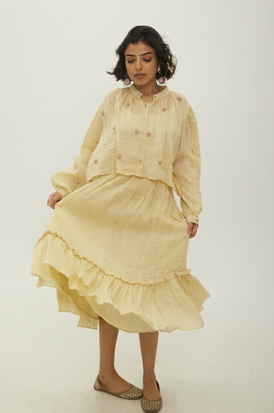 Lily Set - Golden - CiceroniCo-ord SetAmbrosia