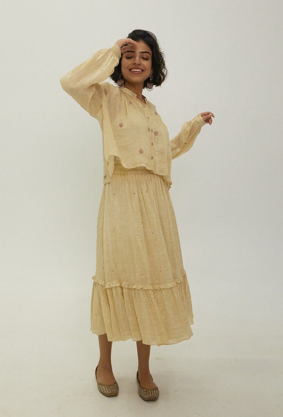 Lily Set - Golden - CiceroniCo-ord SetAmbrosia