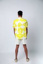 Lime Sonder Stand Collar Shirt - CiceroniShirtsEkastories
