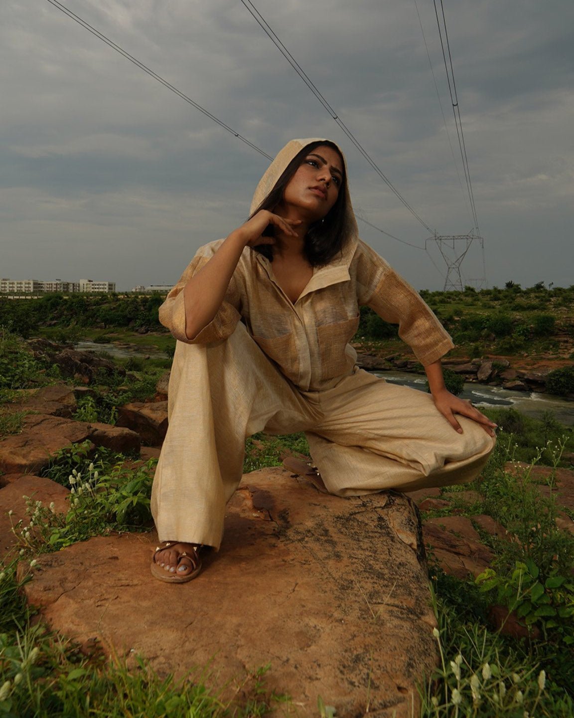 Linen Cotton Set - CiceroniCo-ord SetPriyanca Khanna