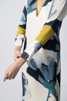 Marble Colour Blocked Kurta Set - CiceroniKurta SetAdvait