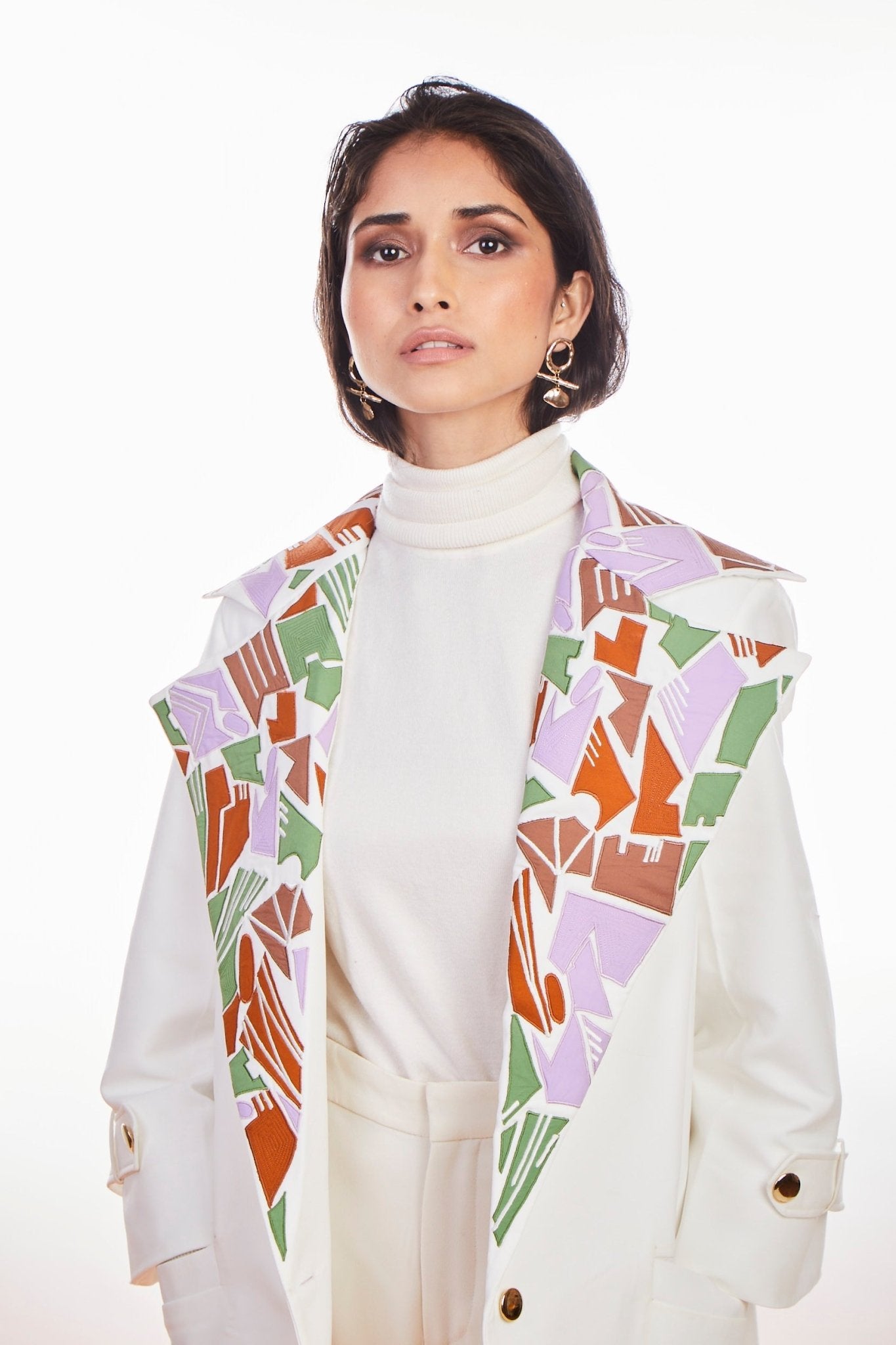 Maze Overzised Blazer - CiceroniBlazersArtbeats by Keerthana