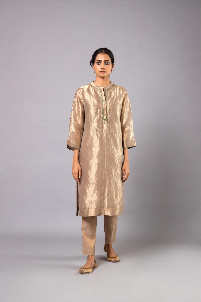Meera Tissue Kurta Set - CiceroniKurta Set, Festive wearLabel Shreya Sharma