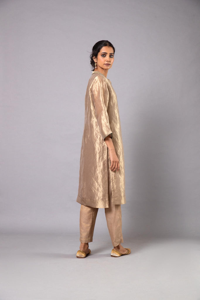 Meera Tissue Kurta Set - CiceroniKurta Set, Festive wearLabel Shreya Sharma