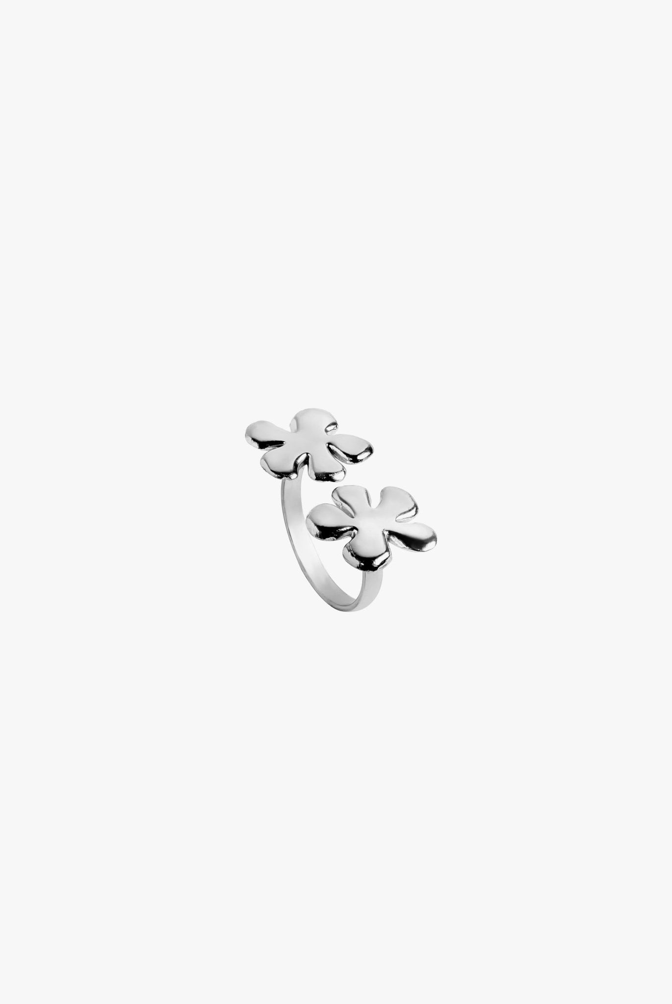 Mini Flora Ring - Silver Tone - CiceroniRingEquiivalence