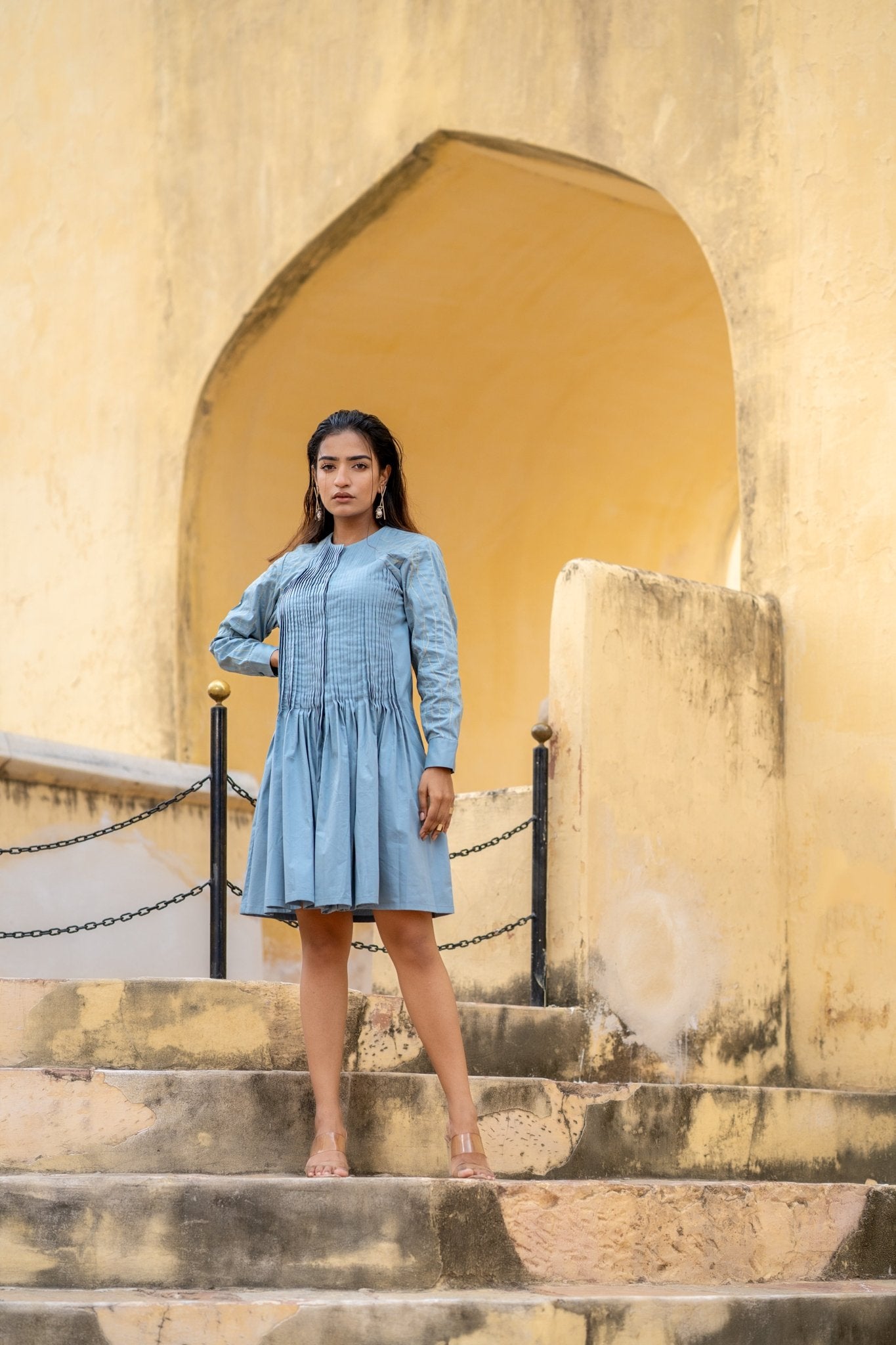 Minute Pleated Dress - CiceroniDressesKoshue