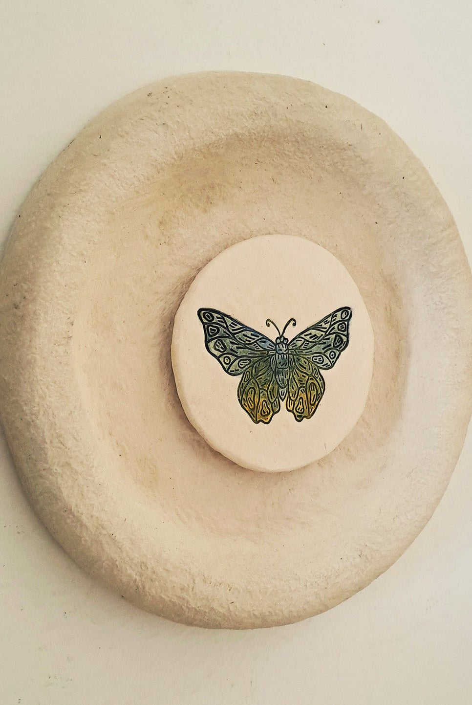 Moth Wall Plate - CiceroniWall ArtAranya Earthcraft
