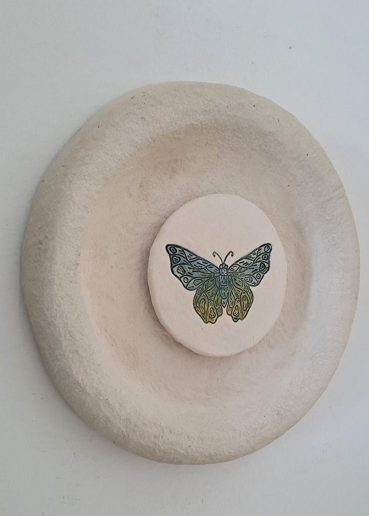 Moth Wall Plate - CiceroniWall ArtAranya Earthcraft