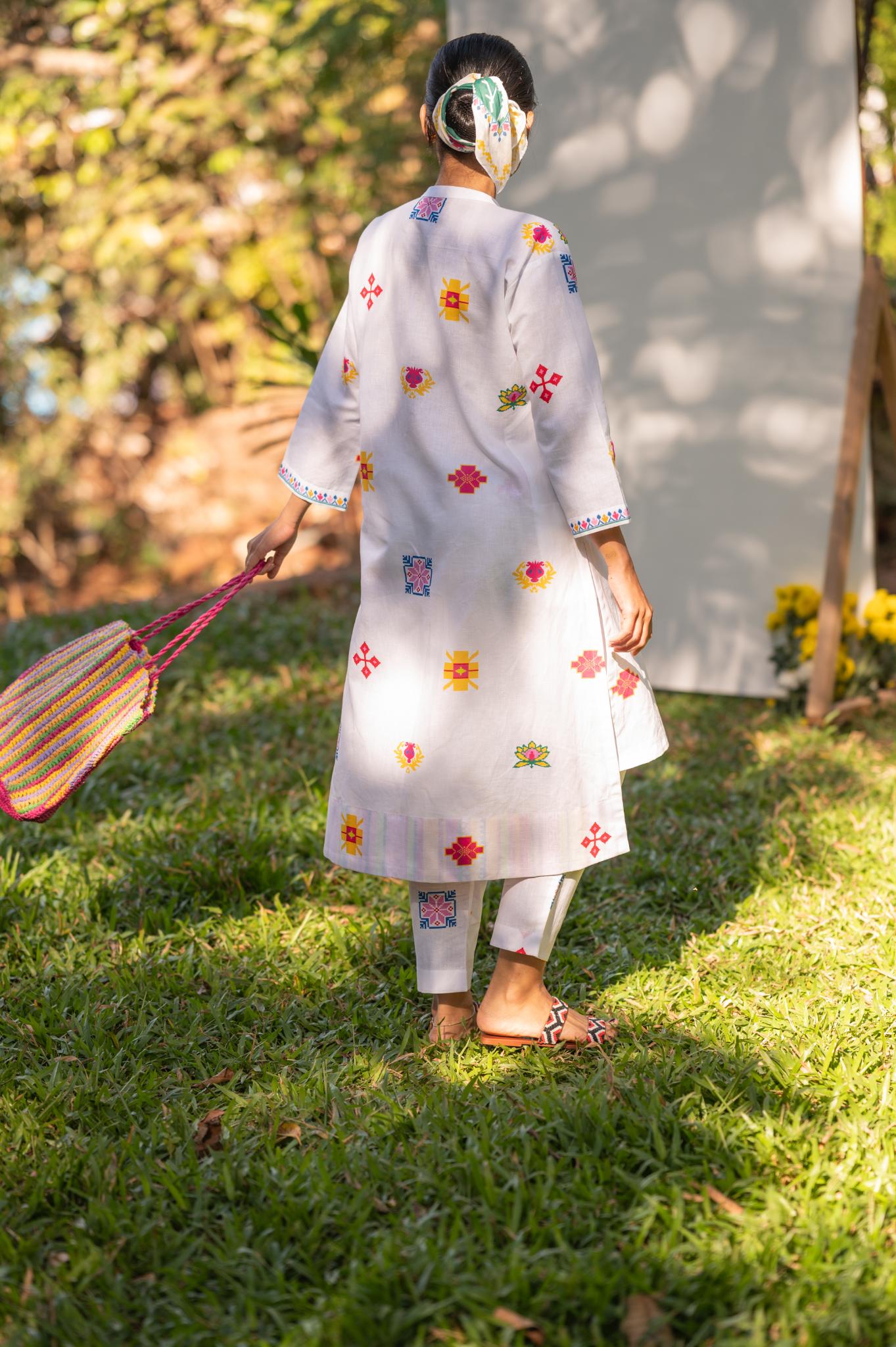 Motif Whitenoise Kurta Set - CiceroniKurta SetPrachi Kamat