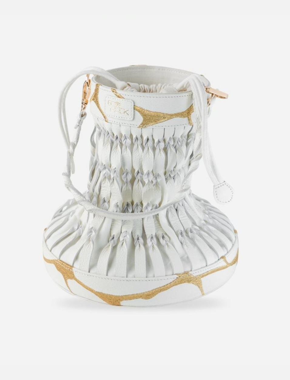 Motoyo Bucket Bag in Ivory - CiceroniBagEconock