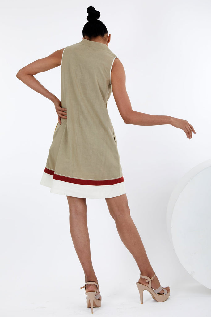 Mura - Panelled Short Dress - CiceroniDressesMadder Much