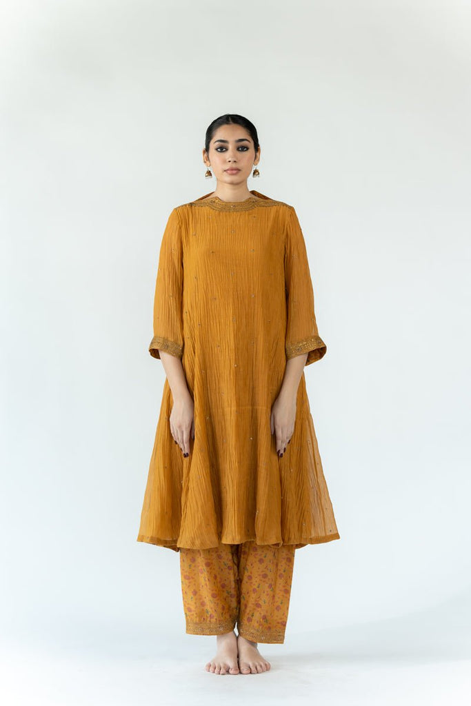 Mustard Inaya Kurta Set - Ciceronikurta set, Festive wearNirjara