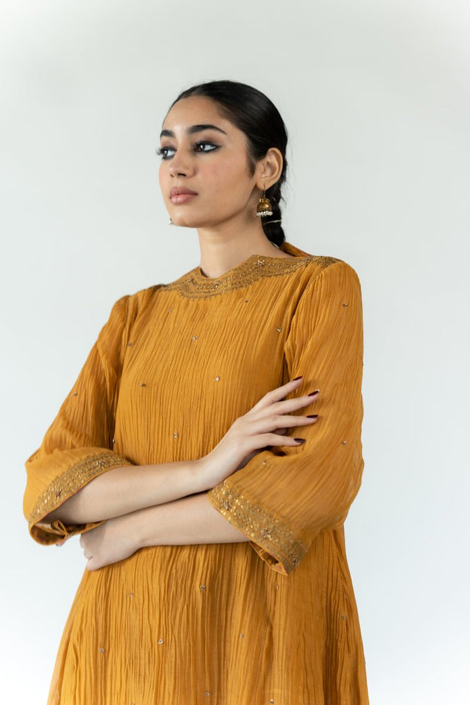 Mustard Inaya Kurta Set - Ciceronikurta set, Festive wearNirjara