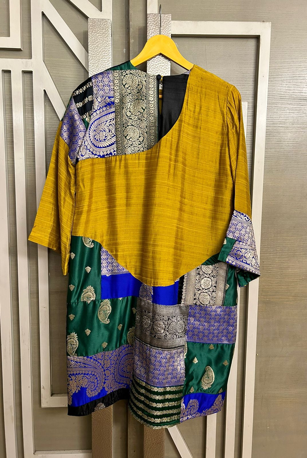 Mustard Upcycled Dress - CiceroniDressesShriya Singhi