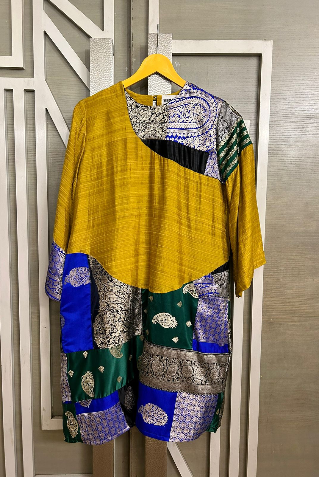 Mustard Upcycled Dress - CiceroniDressesShriya Singhi