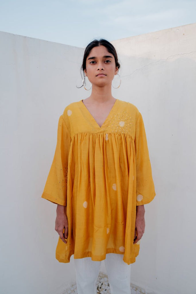 Mustard Yellow Ay Top - CiceroniNirjara