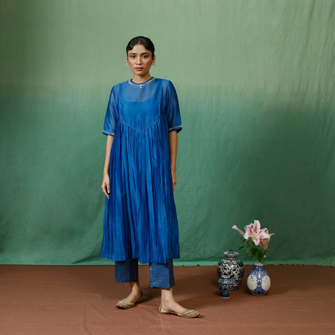 Neelamani Kurta Set - CiceroniKurta Set, Festive wearChokhi Chorri