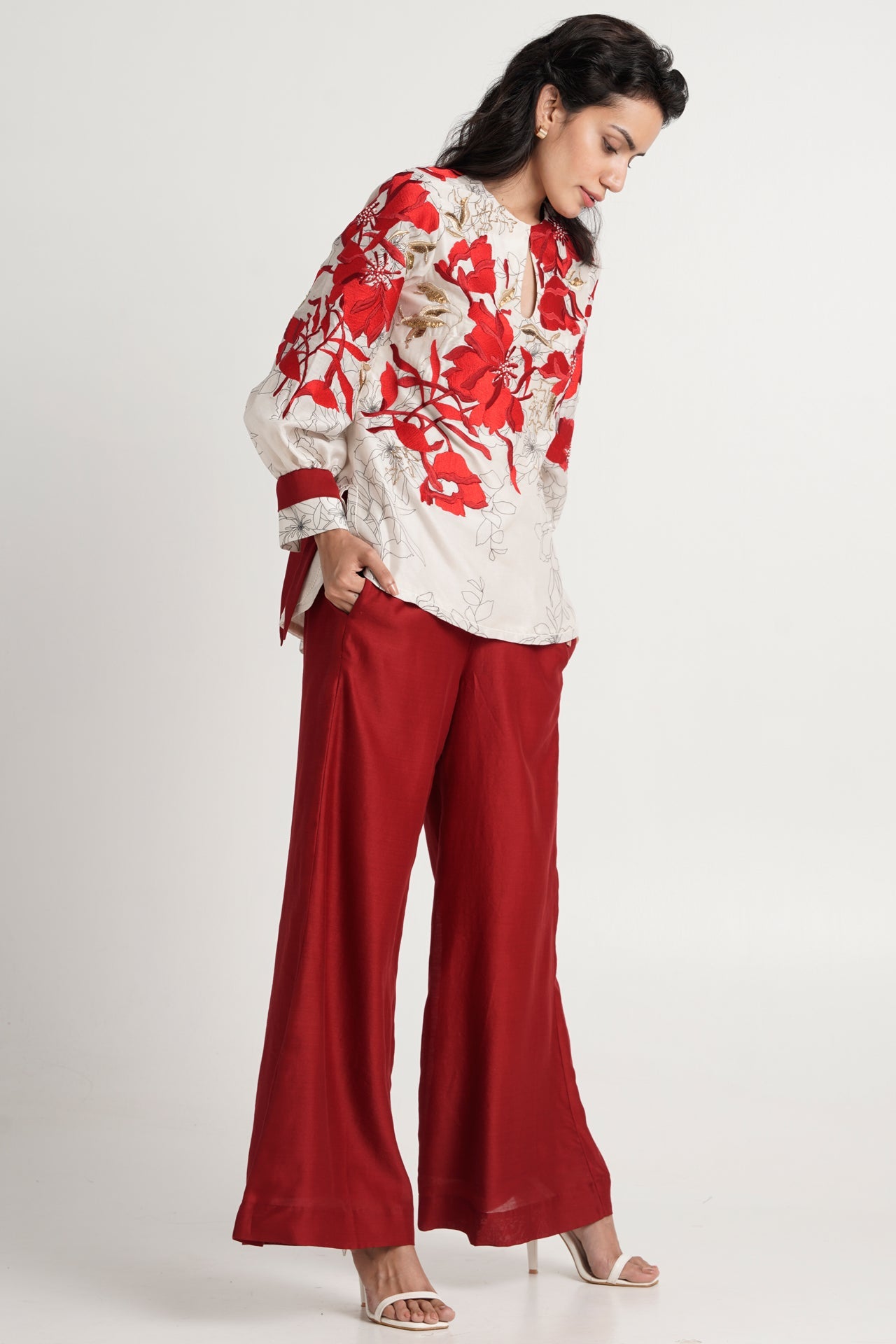 Nyla - Bloom Top + Wide Leg Pants - CiceroniCo-ord SetMadder Much