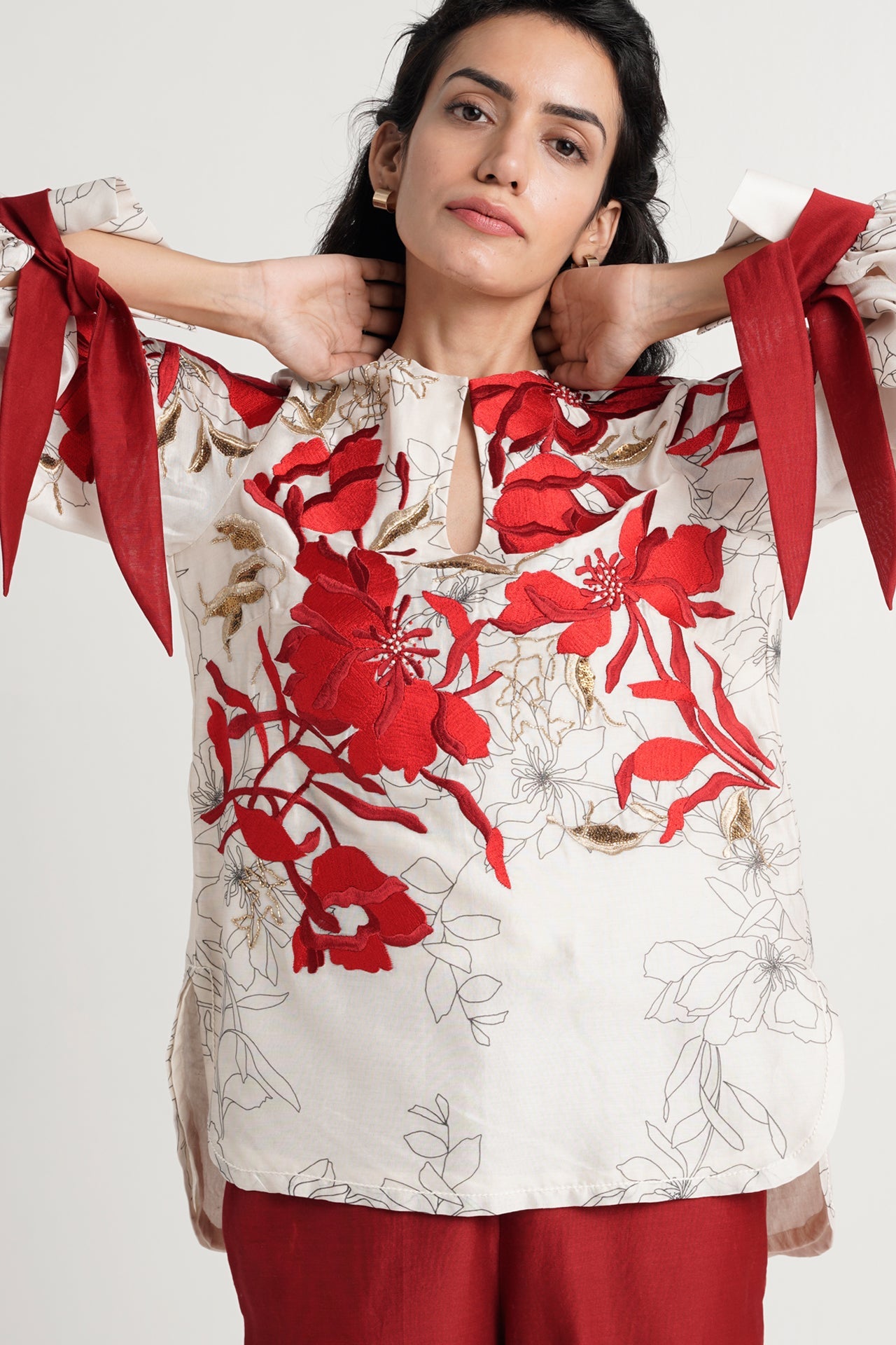 Nyla - Bloom Top + Wide Leg Pants - CiceroniCo-ord SetMadder Much