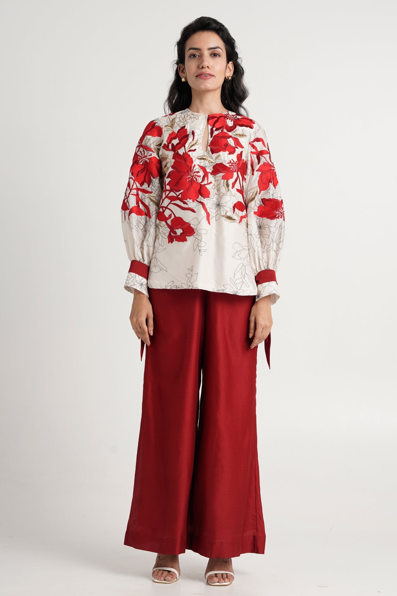 Nyla - Bloom Top + Wide Leg Pants - CiceroniCo-ord SetMadder Much