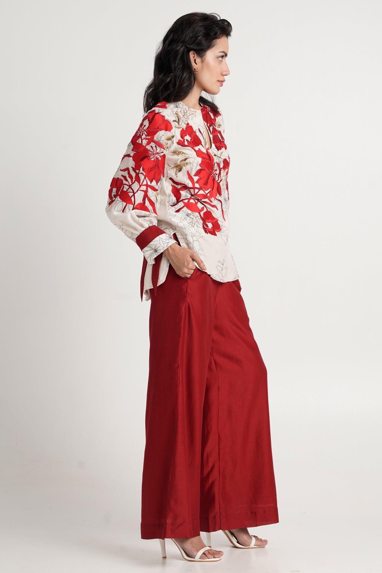 Nyla - Bloom Top + Wide Leg Pants - CiceroniCo-ord SetMadder Much