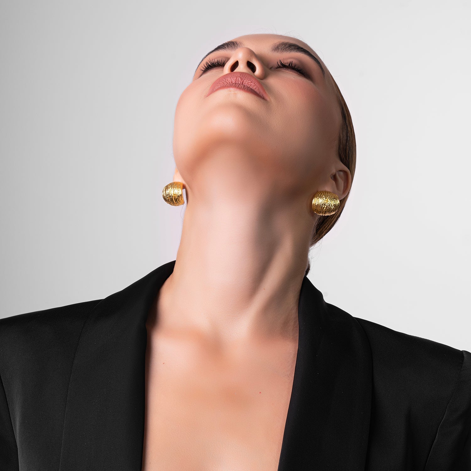 Oak Huggies - CiceroniEarringsEquiivalence