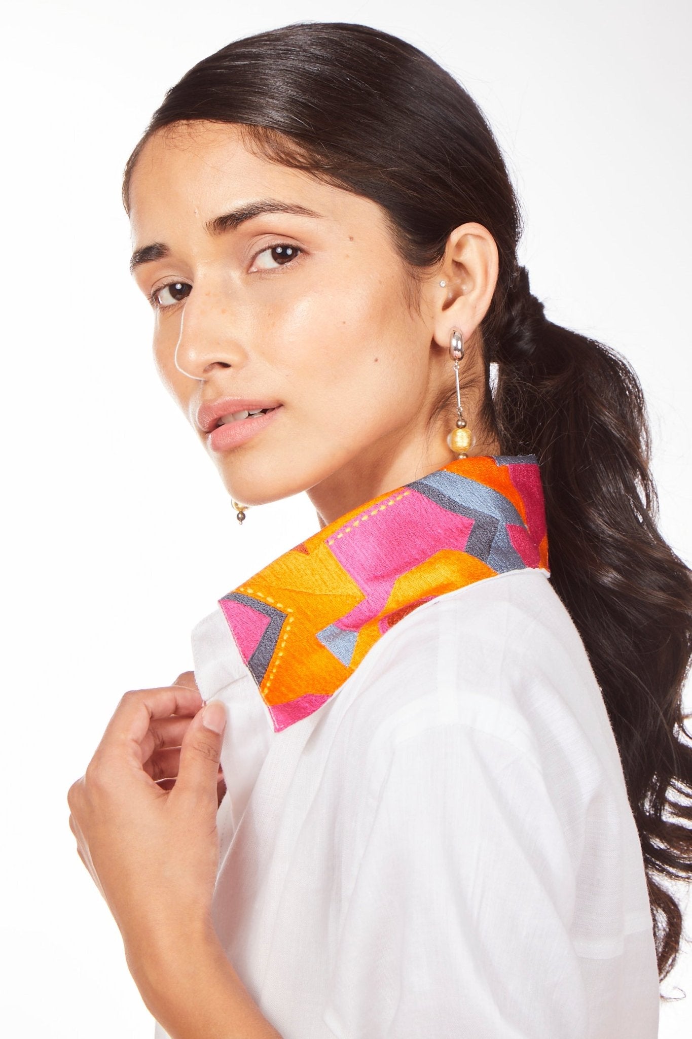 Odd Even Front Knot Shirt - CiceroniShirtsArtbeats by Keerthana