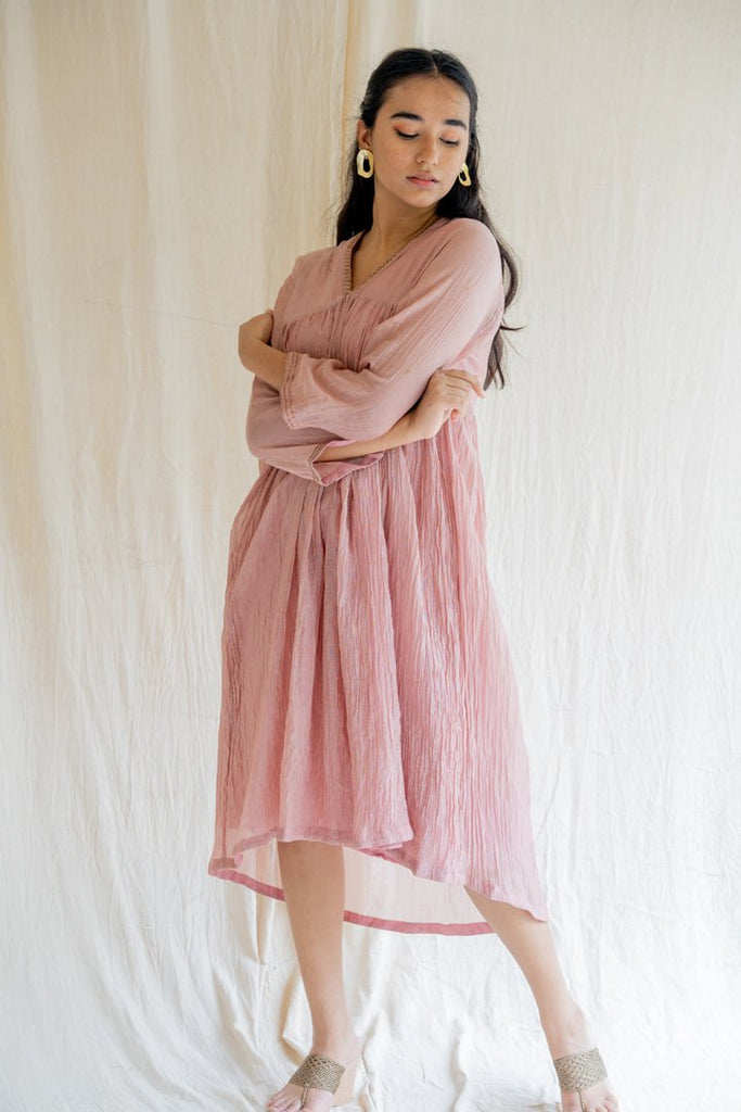 Old Rose Ghym Kurta/Dress - CiceroniNirjara