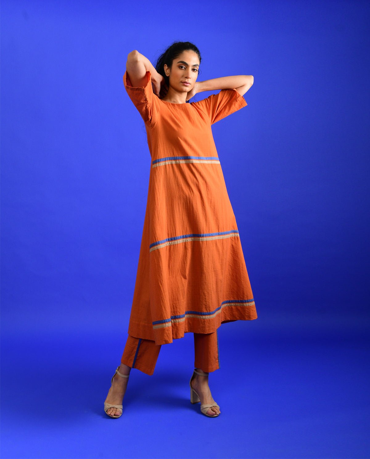 Orange Popsicle Co-ord Set - CiceroniCo-ord SetRias Jaipur