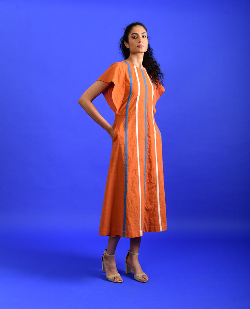 Orange Popsicle Dress - CiceroniDressesRias Jaipur