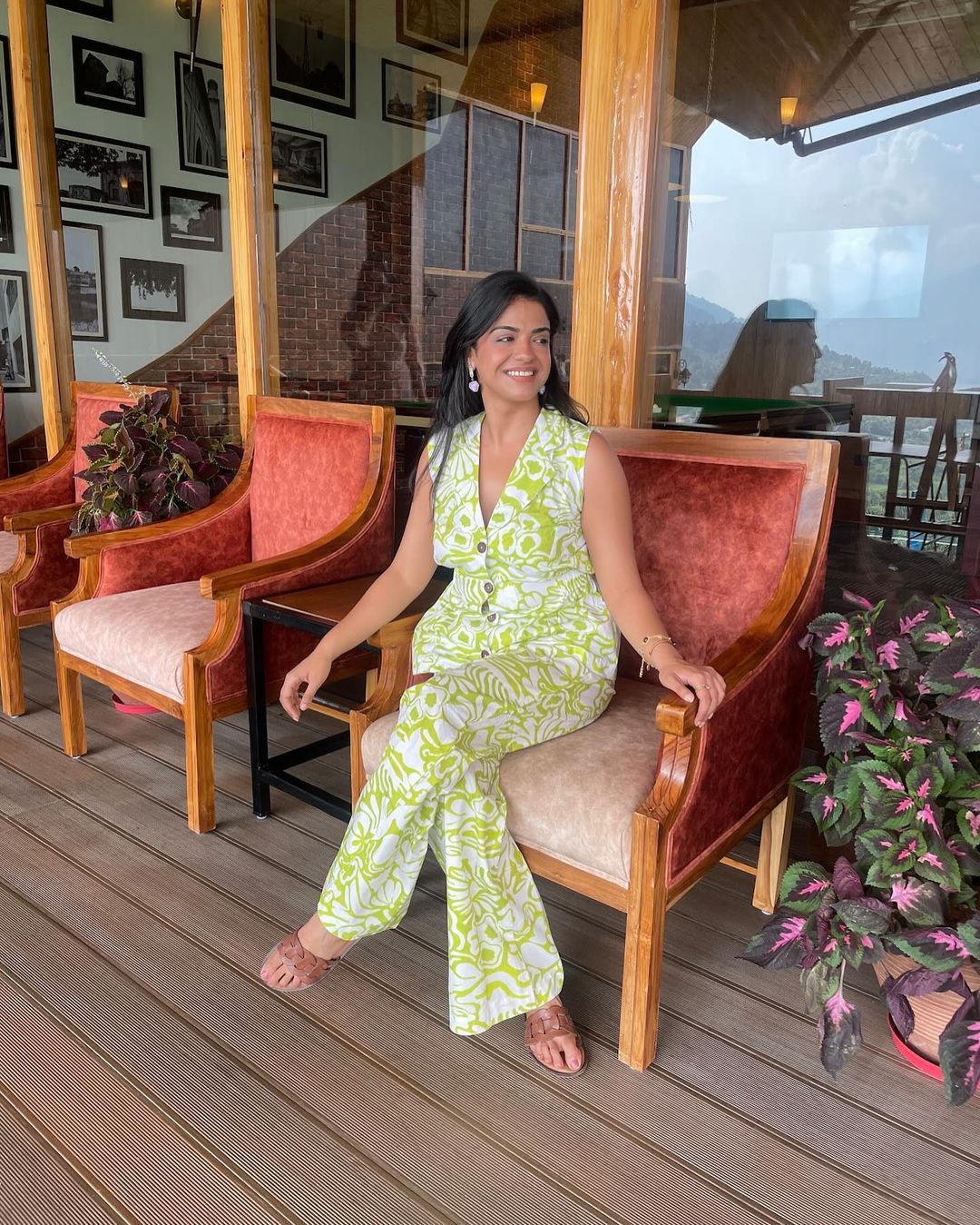 Out Of Office Co-ord Set In Carnation Print - CiceroniCo-ord SetHappi Space