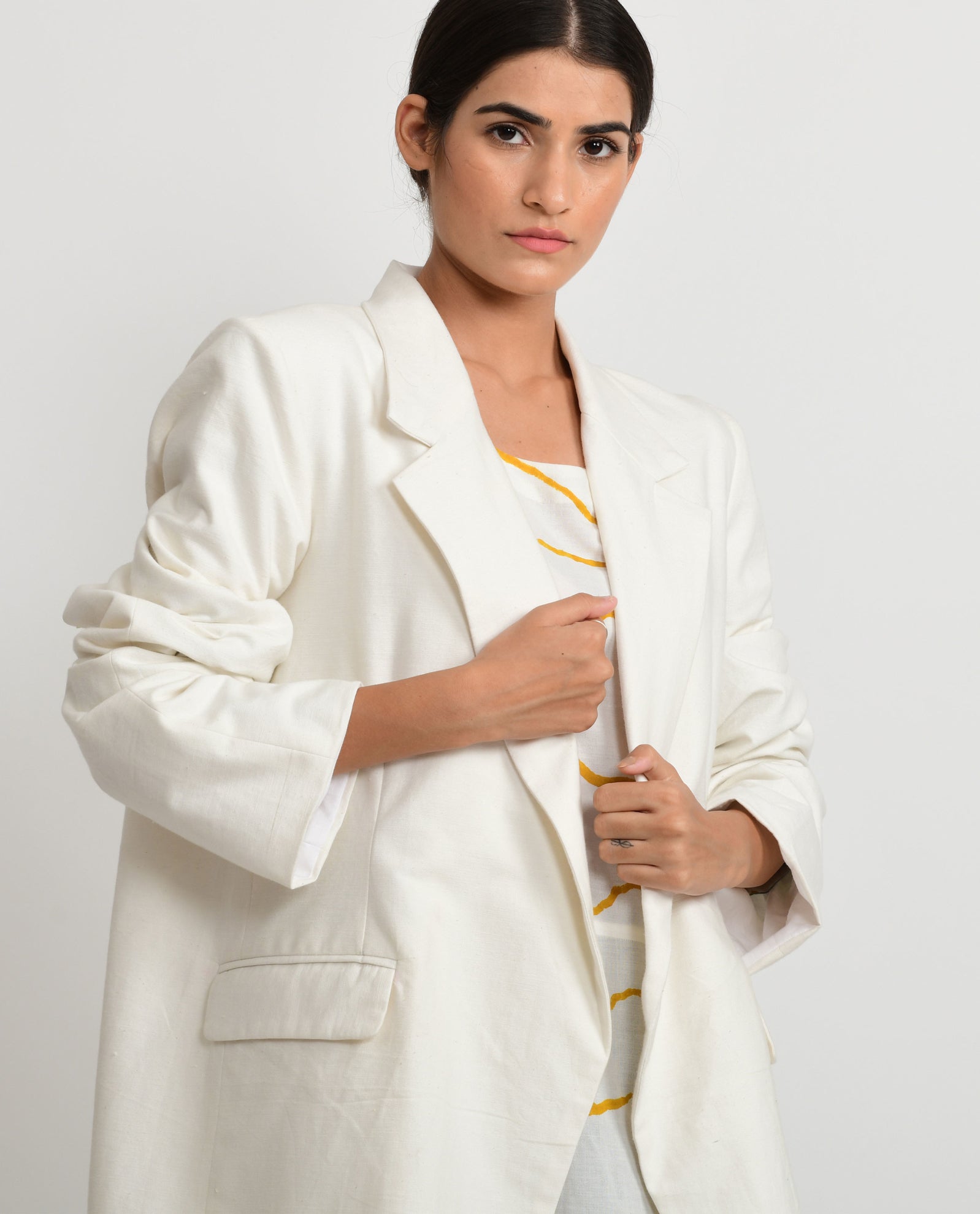 Oversized Sand Jacket - CiceroniRias Jaipur