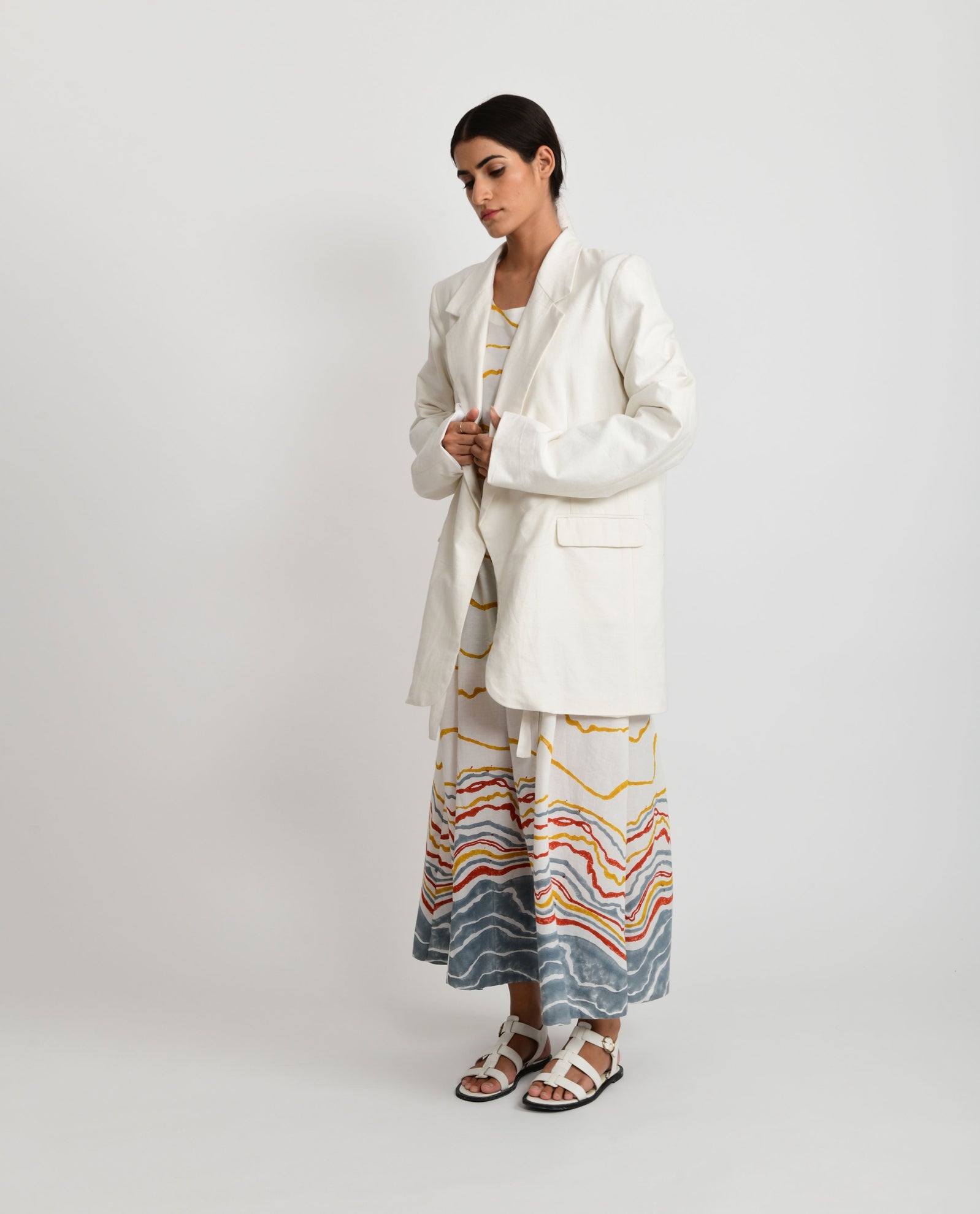 Oversized Sand Jacket - CiceroniRias Jaipur