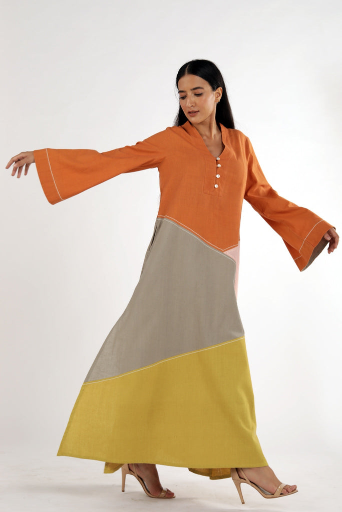 Paree- Slit Kaftan - CiceroniKaftanMadder Much