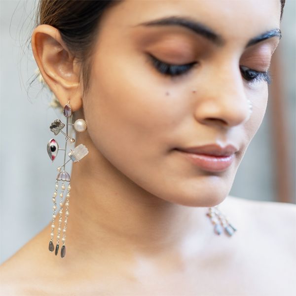 Pichwai Raasleela Earrings - CiceroniEarringsBaka