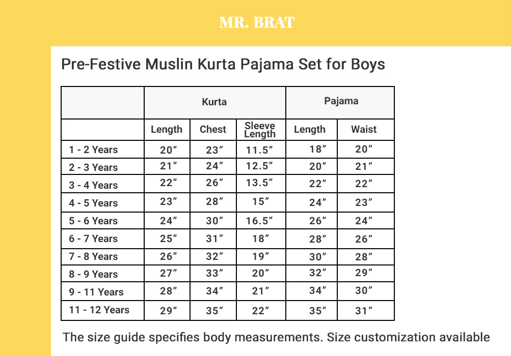 Pre-Festive Muslin Kurta Pajama Set for Boys - CiceroniMr. Brat