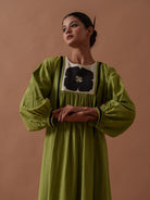 Primrose Dress-Forest Green - CiceroniDressesStoique