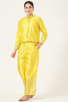 Ranisa Silk Co-ord Set In Yellow - CiceroniCo-ord Setshriya singhi