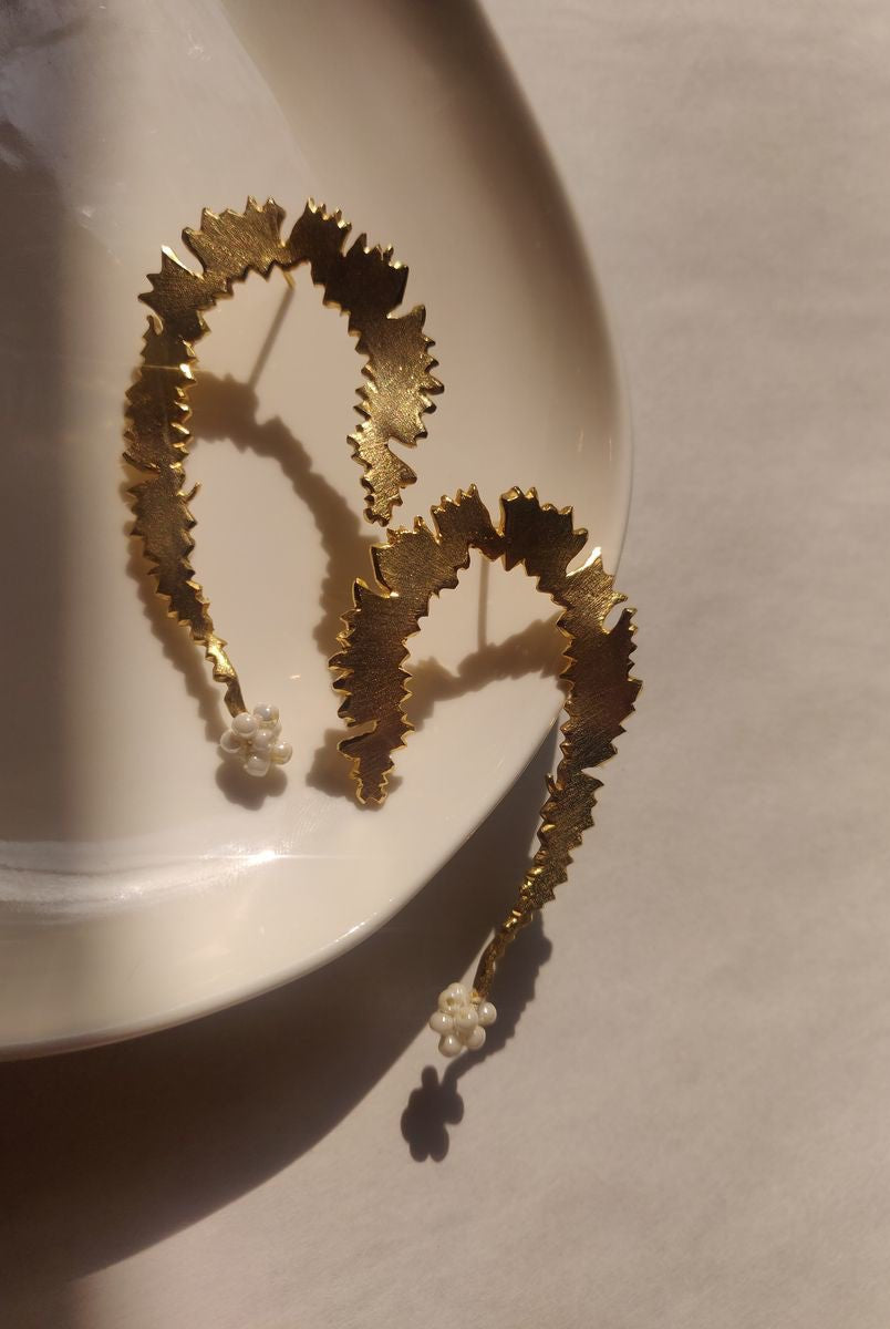 Reve Earrings -Golden - CiceroniAarjavee