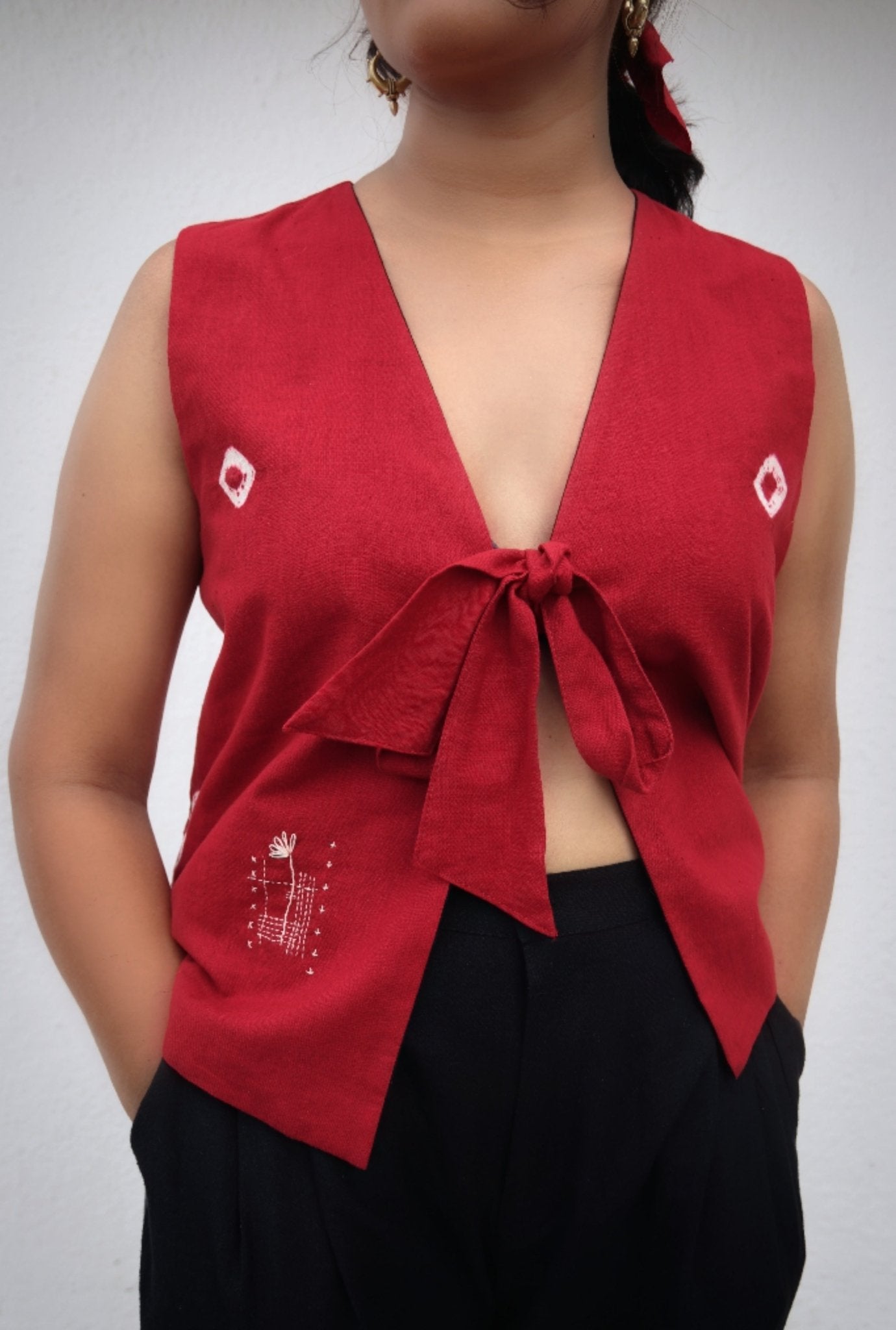 Reversible Waistcoat Jacket - CiceroniWaistcoatDeeta