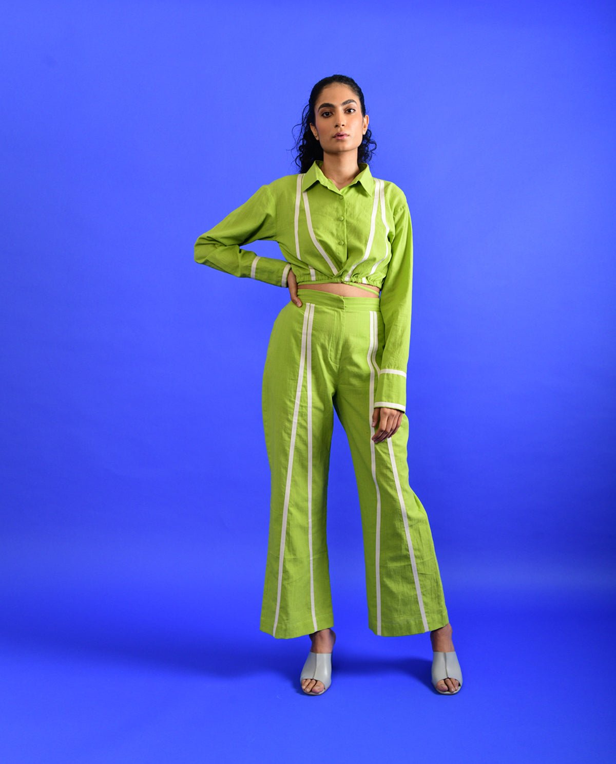 Scream Green Co-ord Set - CiceroniCo-ord SetRias Jaipur